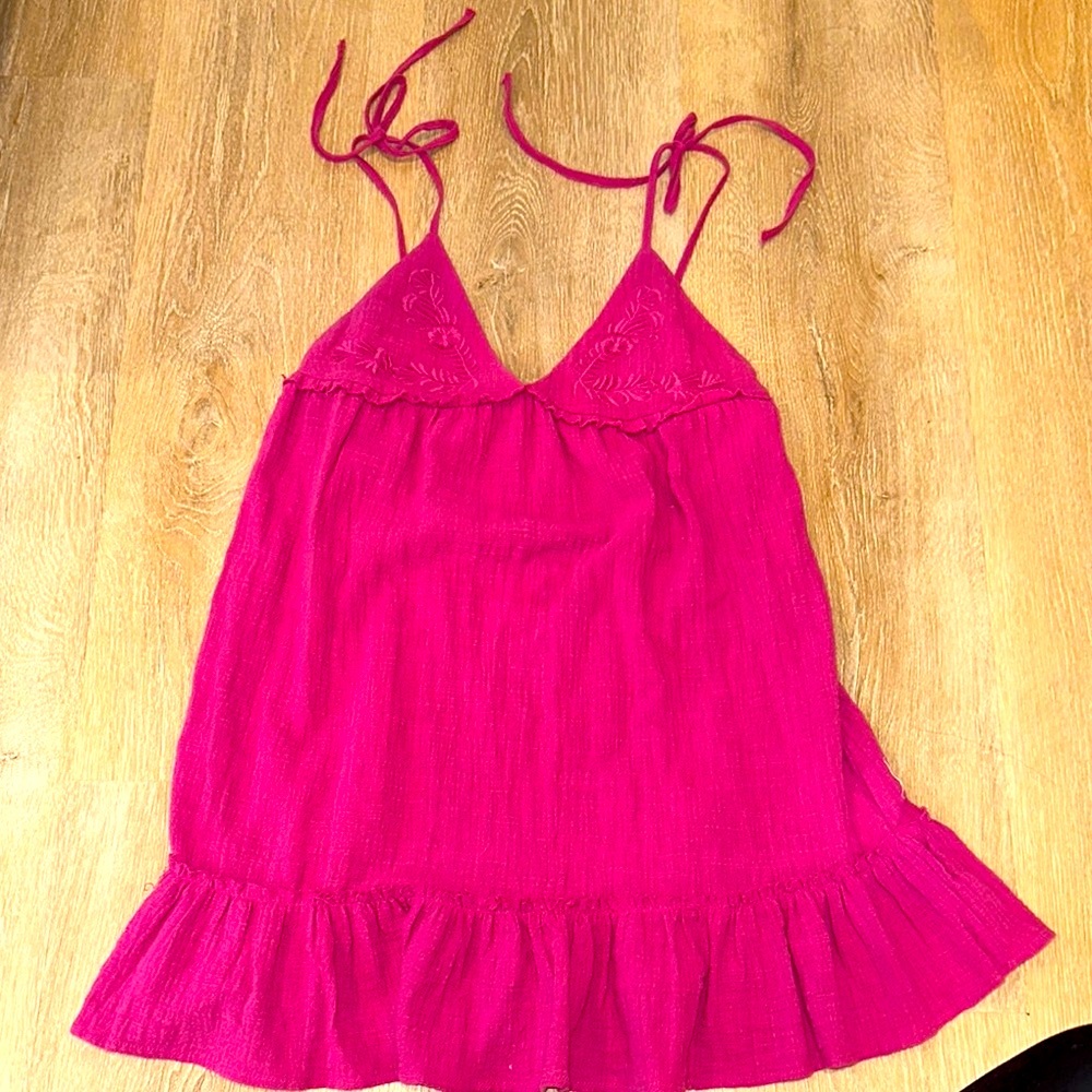 Pacific Republic Elegant Magenta Sleeveless Dress